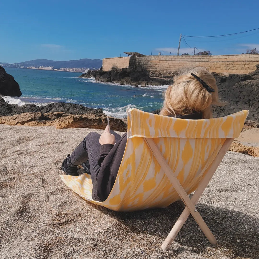 Lona Tumbona para Playa Artesanal Hecha en Mallorca